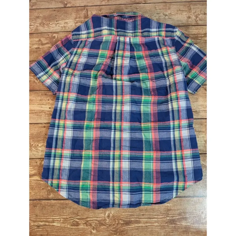 Lot Of 3 Button Down Boys Size Small Shirts Ralph Lauren Shawn White Calvin Klei